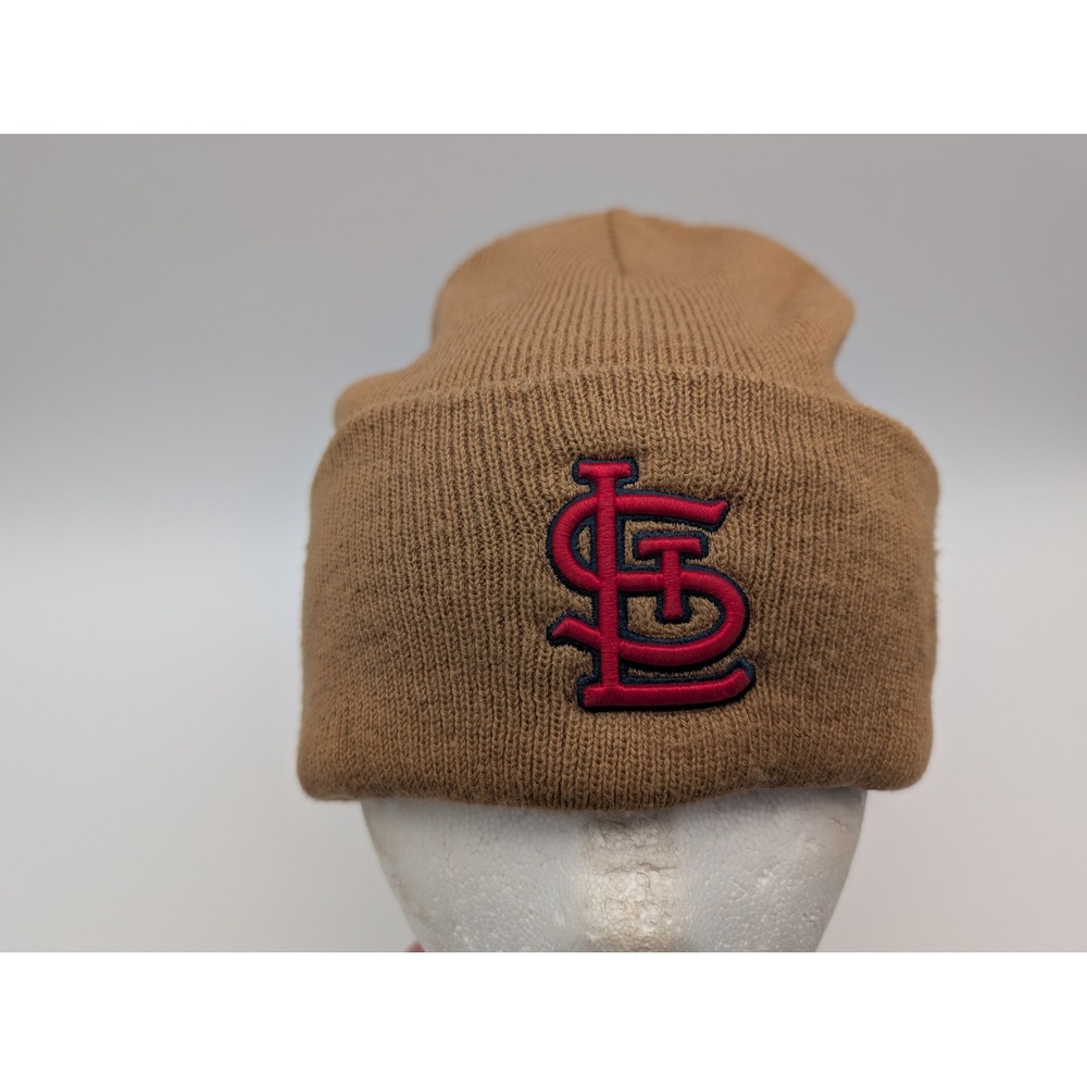 47 Brand St Louis Cardinals MLB Cuffed Beanie Brown Knit Hat Embroidered Logo